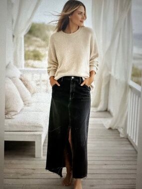 Rails Manhattan Eclipse Denim Maxi Skirt. NWT. 31